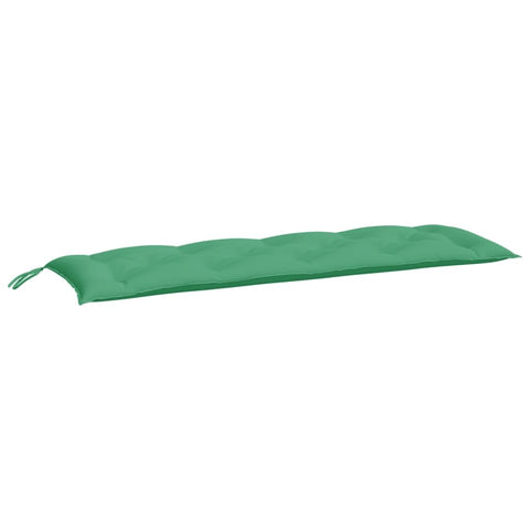 vidaXL Garden Bench Cushion - Green 59"x19.7" Oxford Fabric - Water- Patio/Indoor Seat Pad