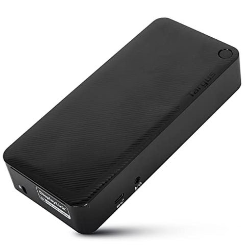 Targus USB C Docking Station Universal DV4K, USB C Laptop Docking Station Dual Monitor 2 HDMI, with Legacy Host Power Kit, Works w/Operating Systems Like Windows, Mac, Android, iOS (DOCK192USZ)
