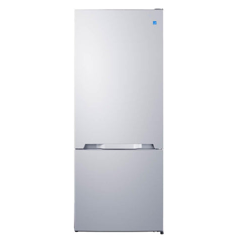 Summit 28" Bottom Freezer Refrigerator, Refrigerator- Freezer, Energy Star, White - FFBF151W (Right Hand Door)