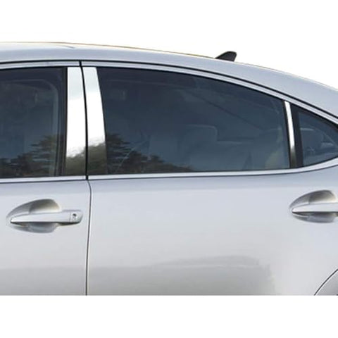 QAA is Compatible with 2013-2020 Lexus Gs 4 Piece Stainless Pillar Post Trim PP13108