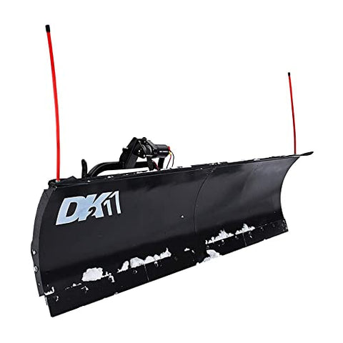 DK2 Universal 88-Inch x 26-Inch Hitch-Mounted Winch-Driven Snowplow Kit