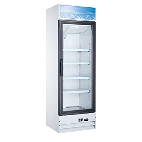 Omcan 50035 26-INCH GLASS DOOR REFRIGERATOR