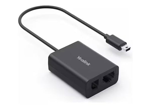 Yealink EHS62 Adapter Compatible with Cisco/Avaya/Poly/Grandstream/Mitel/Unify/Yealink T2X/T4XG Desk Phones and Compatible with Yealink Wireless headsets (WH64/WH65/WH68)