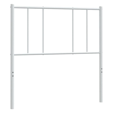 vidaXL Replace Headboard, Headboard with Metal Frame for Single Bed, Bed Header with Steel Back Support for Bedroom Furniture, White 39.4"