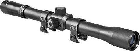 Barska 4x20 Rimfire Riflescope with Crosshair Reticle Parallax Free 50 Yards for Short Rimfire Ranges