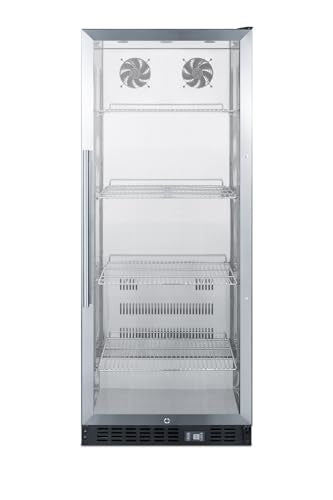 Summit SCR1156CSS Beverage Refrigeration, Glass/Stainless-Steel