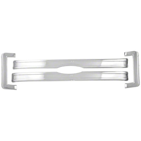 Bully GI-113 Ford F150 Grille Overlay (Triple Chrome Plated ABS Plastic - 4 Pieces)