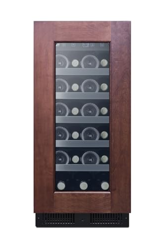 Summit ALWC15PNR 15 Inch Wide 23 Bottle Capacity Wine Cellar Built-In or Freestanding Use, Panel Ready, ADA Compliant (RHD, Wine)
