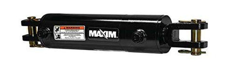 Maxim WC Welded Cylinder: 4 Bore x 20 Stroke, 3000 PSI, 2" Rod Diameter with SAE #8 Port Size, Retracted: 30.25 and Extended Length: 50.25, 1" Pin Dia., 288461
