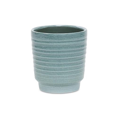 Cheungs Celadon Green Rippled Ceramic Planter