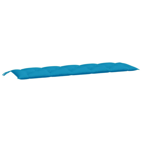 vidaXL Garden Bench Cushion - Oxford Fabric, Light Blue, Water-, 70.9"x19.7"x2.8" for Outdoor/Patio Use & Indoor Seating Comfort