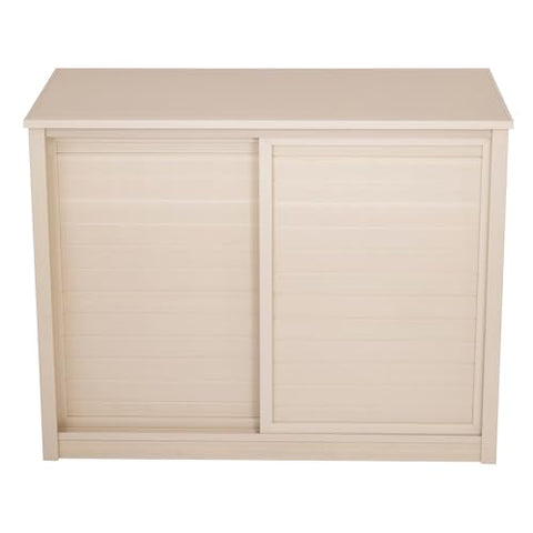 New Age Pet ECOFLEX Versa Stand Storage Cabinet for Pets, 36-Inch, Durable Wood Plastic Composite, Non-Toxic, Ideal for Extra Bedding, Food, Toys, Accessories Storage, 10 Yr Warranty