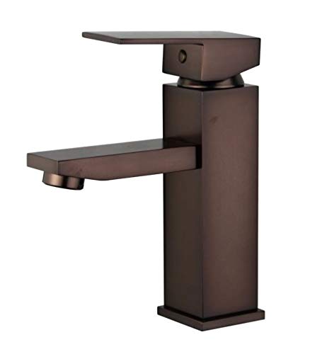 Bellaterra Home 10167-ORB-WO 2 x 4.1 x 6.8 in. Granada Single Handle Bathroom Vanity Faucet, Oil Rubbed Bronze