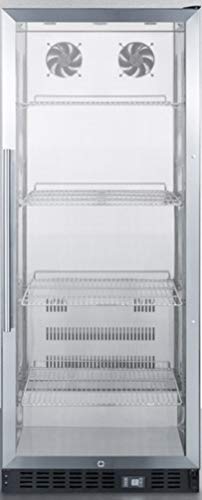 Summit SCR1156 Beverage Refrigeration, Glass/Black
