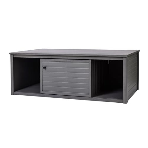 New Age Pet ECOFLEX 48-Inch Versa Lo Profile Stand for Reptile Lounges, Moisture-Resistant Wood Plastic Composite Storage Cabinet, Easy Assembly, Odor Control, 10 Year Warranty