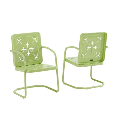 Azalea 2-Piece Retro Outdoor Chair Set Key Lime Gloss - 2 Chairs