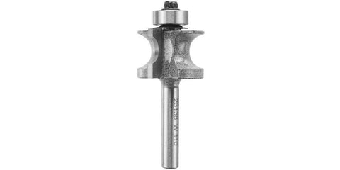 Bosch Vermont American 23138 3/16-Inch Carbide Tipped Edgebead Router Bit, 1/2-Inch Ball Bearing 2-Flute 1/4-Inch Shank