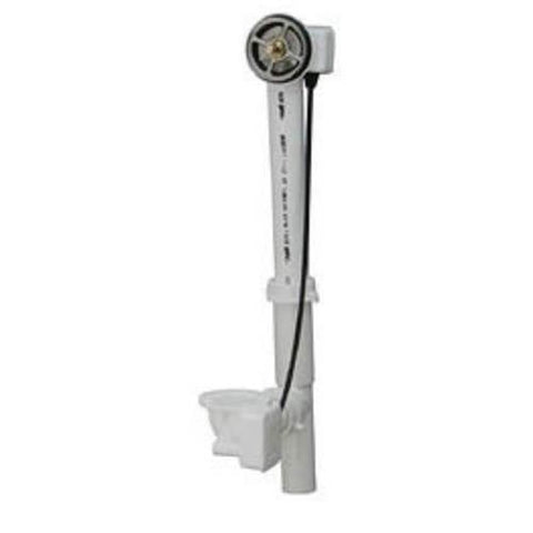 Geberit TurnControl 17 in. Polypropylene Lift & Turn Waste & Overflow Drain Brown