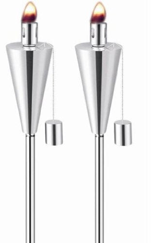 Anywhere Fireplace Outdoor Garden Torch - Cone Shape (2 pk) 65" Tall