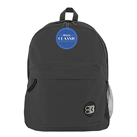 BAZIC 1050 Classic Backpack, Black, 17"
