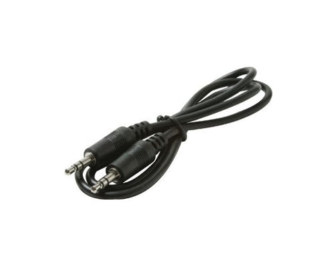 Steren 255-255 2-Feet 3.5 Stereo Plug to 3.5 Stereo Plug Patch Cable