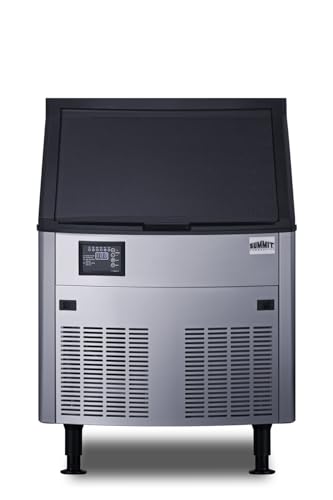 Summit Commercial Ice Machine, 210 lbs. Clear Ice Production Per Day, 80 lbs. Storage Capacity, Energy Star Certified - BIM210