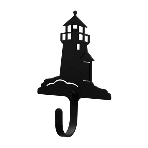 Village Wrought Iron Lighthouse Wall Hook Decorative XSmall