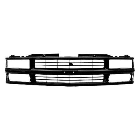 Sherman Parts SHE900-99-7 Grille with Compact Type Headlamp for 1994-2002 Chevy C-K Pickup, Black