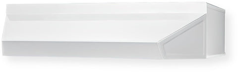 24 wide shell hood in white