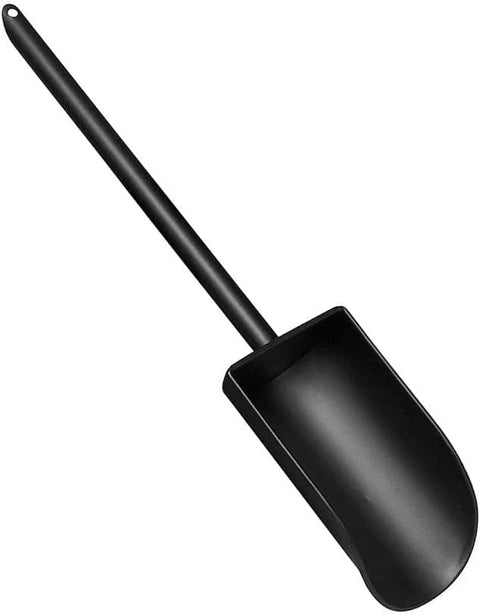 Oakestry 20" Coal Pellet Scoop – Heavy-Duty Steel Construction, Powder Coated Black – 4" x 4" x 20" – Ideal for Wood Stoves, Fireplaces, Pellet Stoves, and Coal Bins