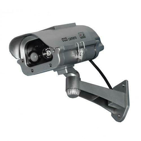 Safety Technology Solar Powered Dummy Camera with Motion Activated Flashing Led