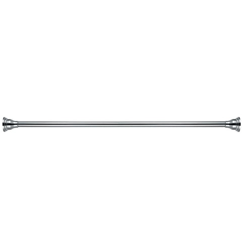 Kingston Brass Edenscape SR111 Americana 72" Tension Shower Rod with Decorative Flange, Polished Chrome