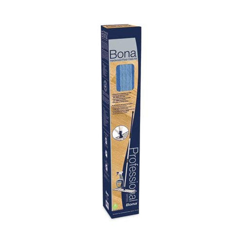 Hardwood Floor Care Kit 18 inch Wide Microfiber Head 72 inch Silver/blue Aluminum Handle