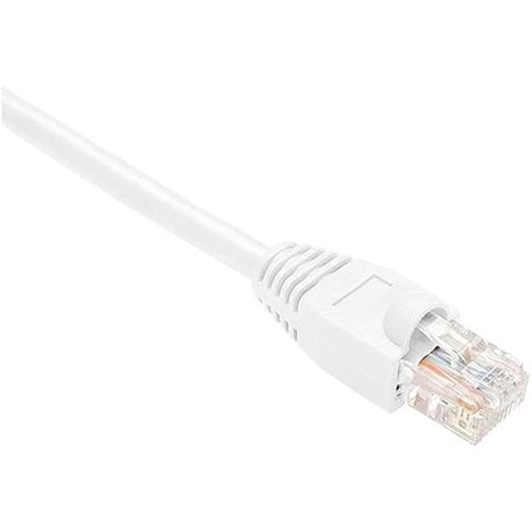 Unirise PC5E-07F-WHT-S CAT5E ETHERNET Patch Cable, UTP, White, SNAGLESS, 7FT