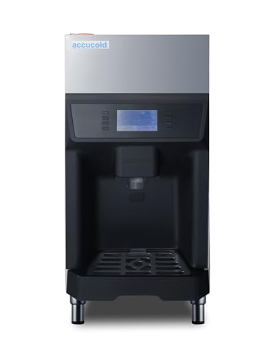 Accucold Commercial Ice & Water Dispenser, Countertop, 220 lbs. Nugget Ice Production Per Day, 6.2 lbs. of Storage, Filter kit Included, Energy Star Certified - AIWD220FLTR