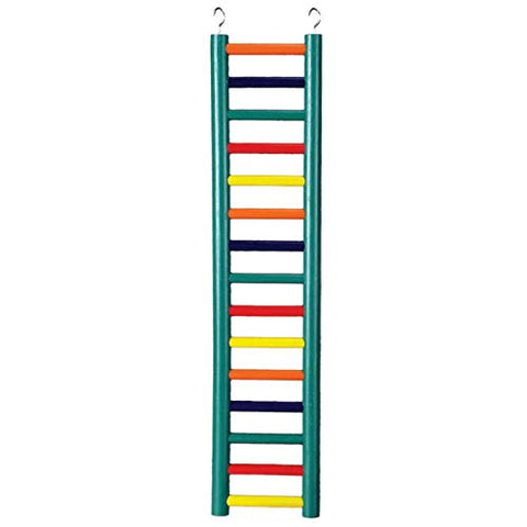 Prevue Pet Products BPV01137 Carpenter Creations Hardwood Bird Ladder with 9 Rungs, 18-Inch, Colors Vary