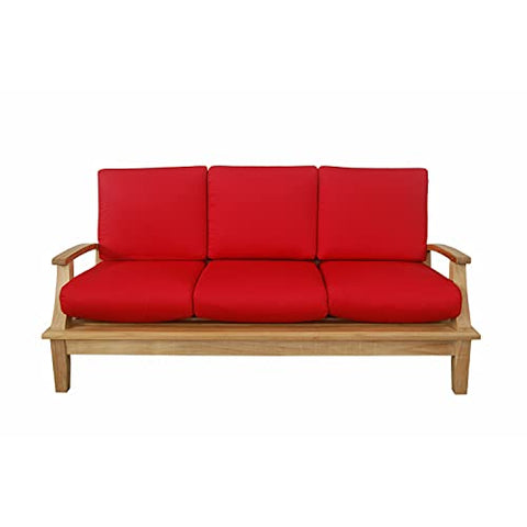 Anderson Teak Patio Lawn Garden Furniture Brianna Deep Seating Sofa + Cushion