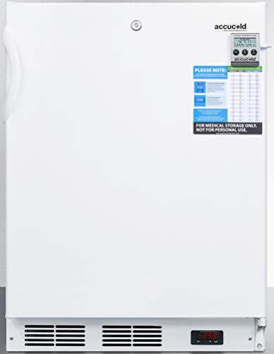 Summit Appliance VT65ADA Built-in Undercounter ADA Compliant Laboratory Freezer Capable of -30ºC (-22ºF) Operation, Three Slide-out Drawers, Alarm with Temperature Display, Corner Protectors and Lock