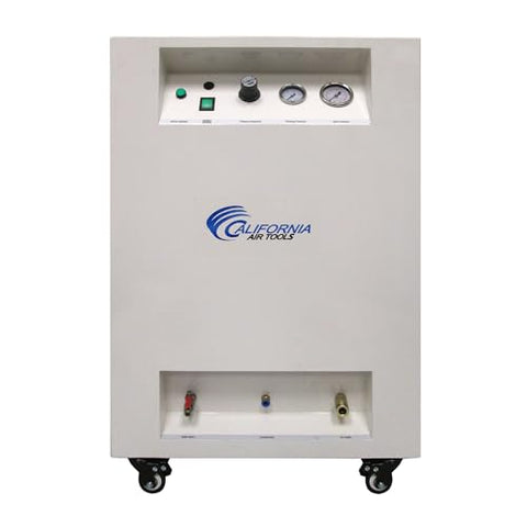 California Air Tools 8010DSPCAD 1.0 HP Ultra Quiet & Oil-Free Air Compressor in Sound Proof Cabinet, 8 Gallon Steel Tank, 40 dBA Noise Level, with Automatic Drain Valve, Air Dryer, and Aftercooler