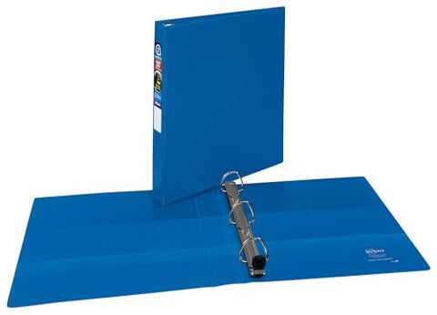 Avery Heavy-Duty Binder with 1 Inch One Touch EZD Ring, Blue, 1 Binder (79889)