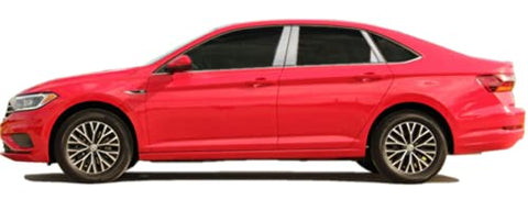 QAA is Compatible with 2018-2026 Volkswagen Jetta 8 Piece Stainless Pillar Post Trim, Includes Small Rear Triangle PP18667