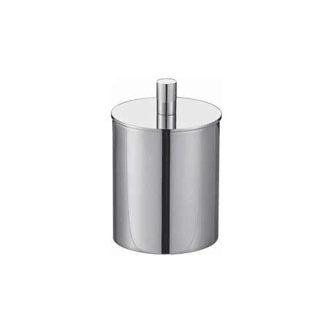 Oakestry Aqua Rondo by KubeBath Cotton Dispenser Durable Brass Construction Chrome Finish Tarnish Resistant Easy Installation for Bathroom Vanity Spa