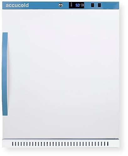 Accucold ARS62PVBIADA456 6 Cu.Ft. ADA Height Vaccine Refrigerator, Certified to NSF/ANSI 456 Vaccine Storage Standard; Automatic Defrost; Password Protection; Audible Power Failure Alarm