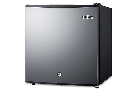 Summit 18” Mini Fridge, 1.6 cu.ft. Capacity, Compact Refrigerator, Countertop Fridge, Stainless Steel- MB42SS