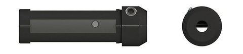 Micro 100 QTHM-325 Standard Length Holder - Quick Change, 3/16" Internal Dia, 1-1/4" Collar Dia, 25 mm Shank Dia, 1/4-18 NPT Thread Size, 2.800" OAL,