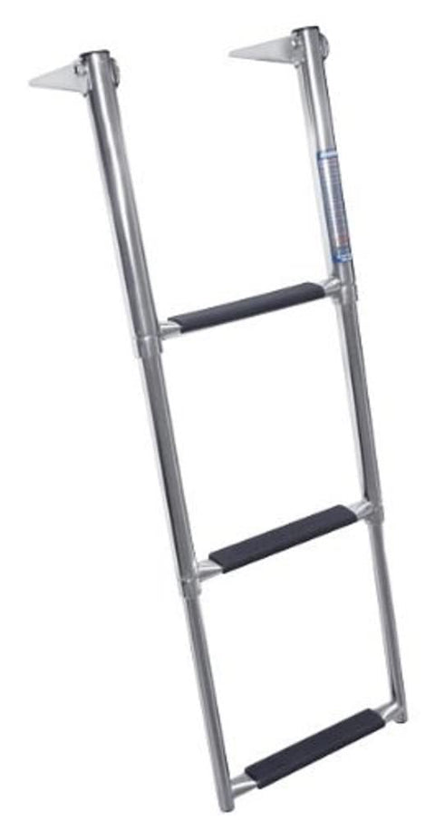 Windline TDL-3X Marine Stainless Steel Over Platform Telescoping Boat Ladder with 3 Steps