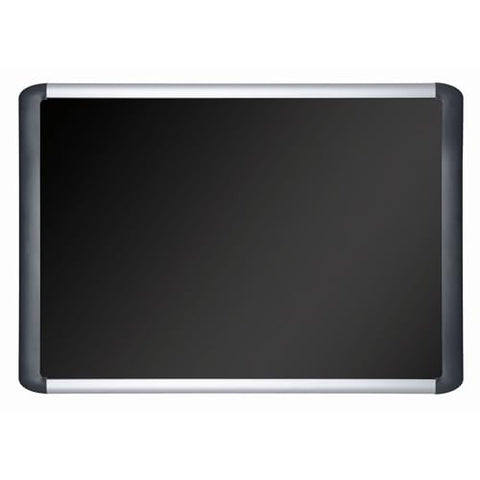 MasterVision MVI Series Black Foam Soft-Touch Notice Bulletin Board, Wall Mounting Push Pin Board, 48" x 72"