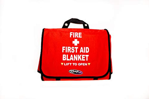 Kemp USA Fire First Aid Red Blanket Bag (Bag Only - No Blanket)