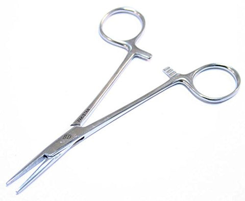 BDeals 5" Straight Fly Fishing Locking Mosquito Hemostat Forcep Surgical Instruments