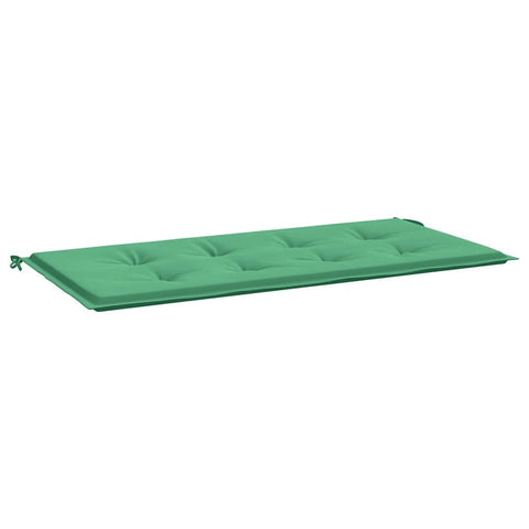 vidaXL Outdoor Garden Bench Cushion - Green Oxford Fabric and Foam Fiber Seat Cushion for Patio Furniture